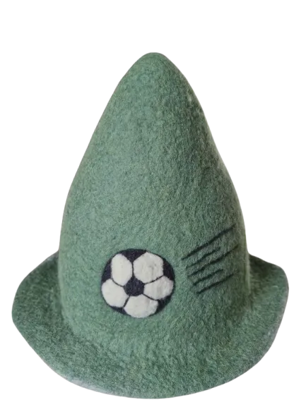 Pirties kepurė Futbolo kamuolys